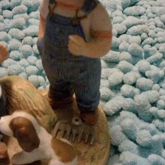 Home Interiors "Denim Days" By Homco 1985 #1507 Figurine - Picture 7 of 7